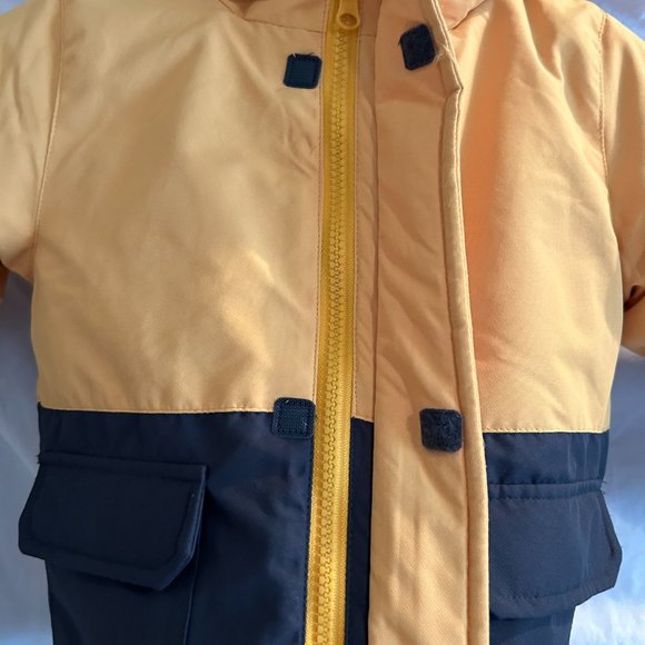 Swiss Tech Boys 2T 4-in-1 Yellow Blue Camo Fall Winter Spring Jacket - Picture 2 of 9